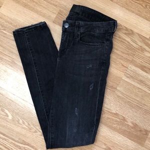 Vince Denim Black Skinny Jeans size 27